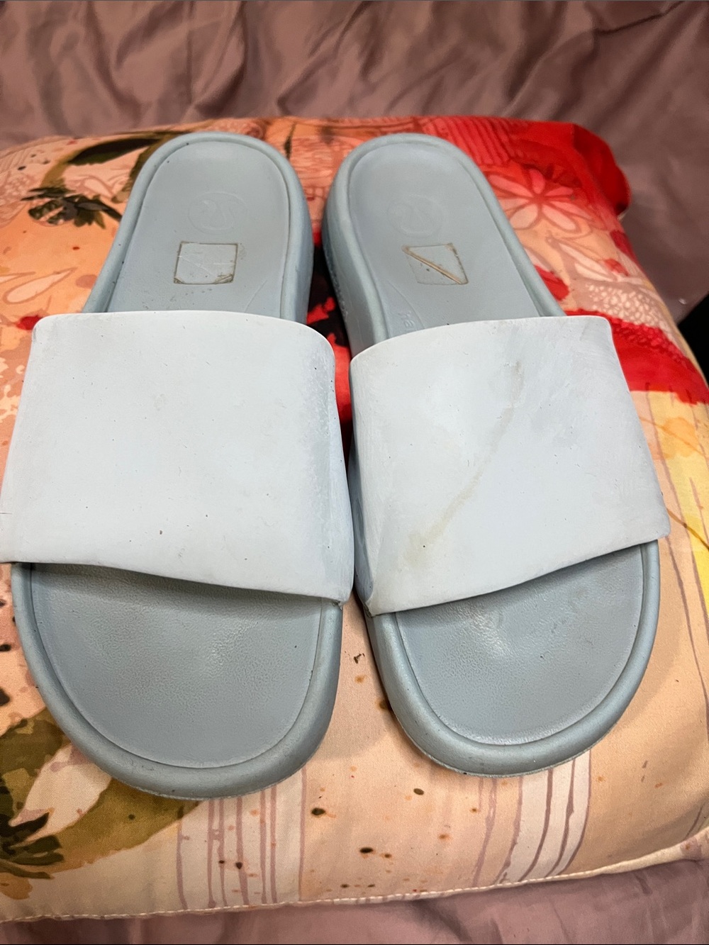 lululemon athletica Light Blue Slide Sandals for Women